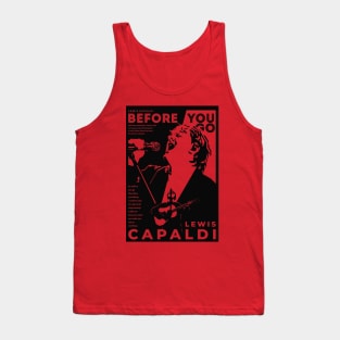 Lewis Capaldi Concert Silhouette Tank Top